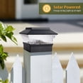 thumbnail image 6 of Kanstar Solar Post Cap Deck Lights Waterproof LED 6 Pack for 4x4 Posts, 6 of 7