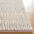 thumbnail image 4 of SAFAVIEH Natura Elias Distressed Area Rug, Natural/Light Grey, 6' x 6' Square, 4 of 9