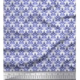 thumbnail image 1 of Soimoi Rayon Fabric Ogee Damask Print Sewing Fabric Yard 42 Inch Wide, 1 of 3
