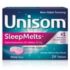 Unisom SleepMelts Tablets, Sleep-Aid with 25mg Diphenhydramine HCI, Cherry, 24 ct.