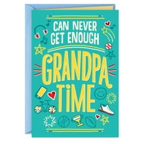 Hallmark Father's Day Card for Grandpa (Can't Get Enough of You)