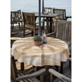 thumbnail image 2 of Outdoor Tablecloth with Umbrella Hole for Patio/Picnic/Party/Camping, Brown Coastal Palm Tree Waterproof Table Cloth Round Cover Washable, Vintage Summer Tropical Botanical (Dia 60"), 2 of 9