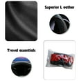 thumbnail image 2 of EIMELI Fiber Leather Car Steering Wheel Cover For Round and D Type, Universal 14.5-15.5 in Breathable Anti Slip Auto Steering Wheel Covers for Car Truck SUV, Black Blue, 2 of 7