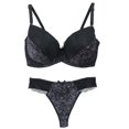 thumbnail image 3 of Conjunto de sujetadores para mujer, lencería Sexy de talla grande, encaje bordado, ropa interior de copa BCDE 2022, 34/75, 36/80, 38/85, 40/90, 42/95, 3 of 5