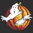 thumbnail image 2 of Men's Ghostbusters Halloween Pumpkin Logo  Graphic Tee Charcoal 2X Large, 2 of 5