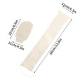 thumbnail image 2 of Precio sorpresa!Toalla de baño de doble cara, conjunto de dos piezas, Toalla de baño para frotar barro y descontaminación, guantes de baño de cáñamo para el hogar, limpiar la tira trasera, 2 of 2