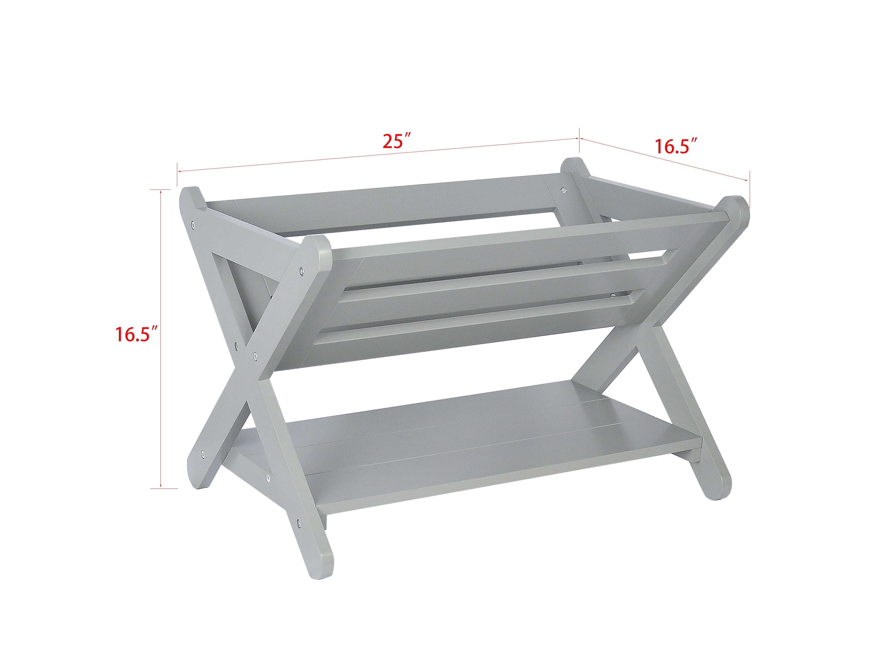 UTEX Kids' Book Caddy with Shelf, Kids Bookcase Storage with Shelf, Kids Book Storage Organizer for Toddlers, Kids (Gray)