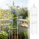 thumbnail image 1 of Enrejado de plástico para plantas trepadoras, ideal para enredaderas y flores – Soporte para exteriores, patios y balcones con base resistente a la corrosión y montaje ajustable para el crecimiento d, 1 of 6