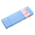 thumbnail image 3 of SDJMa Multi-Functional Waterproof Pencil Case with Small Compartment, Plastic Translucent Frosted Pen Pencil Case Students Stationery Storage Box for Pens Pencils Markers, 3 of 8