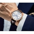 thumbnail image 3 of GUANQIN Brand Multifunction Dial Leather Strap Watch Men Sapphire Crystal Automatic Self-Winding Mechanical Wristwatch Man Waterproof Calendar Clock, 3 of 5