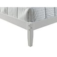 thumbnail image 4 of Camaflexi Shaker Style Solid Wood Full Panel Platform Bed in White 100% Solid Wood, 4 of 7