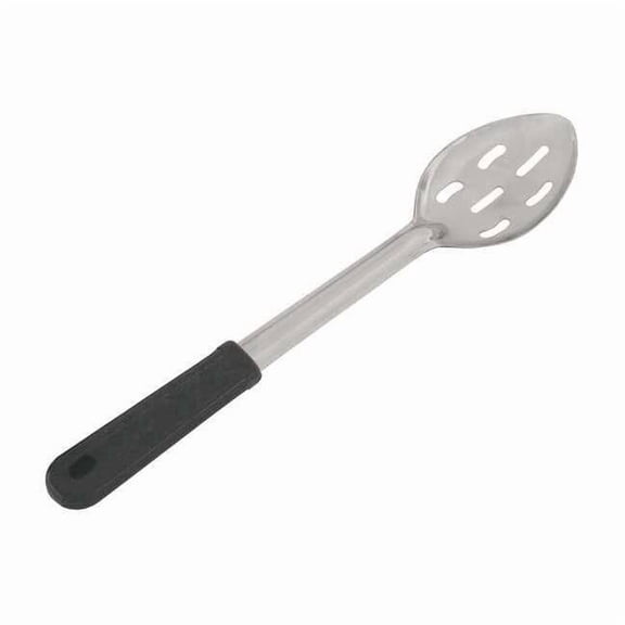 Crestware Slotted Spoon,Black,13-1/2 in. L PHS13S