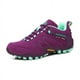 thumbnail image 1 of Zapatos de trekking genéricos para mujer 6111 de piel violeta, 1 of 6