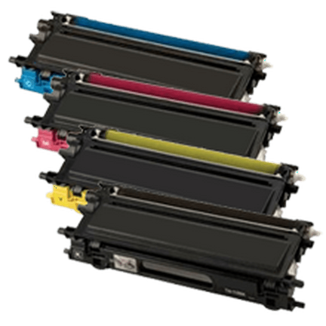 Zoomtoner Compatible BROTHER TN115 Laser Toner Cartridge Set Black Cyan Yellow Magenta High Yield for Brother MFC-9870CDW