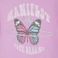 thumbnail image 4 of Sleep On It Girls 2-Piece Long Sleeved Fleece Pajama Sets - Butterfly, 7-8, 4 of 5