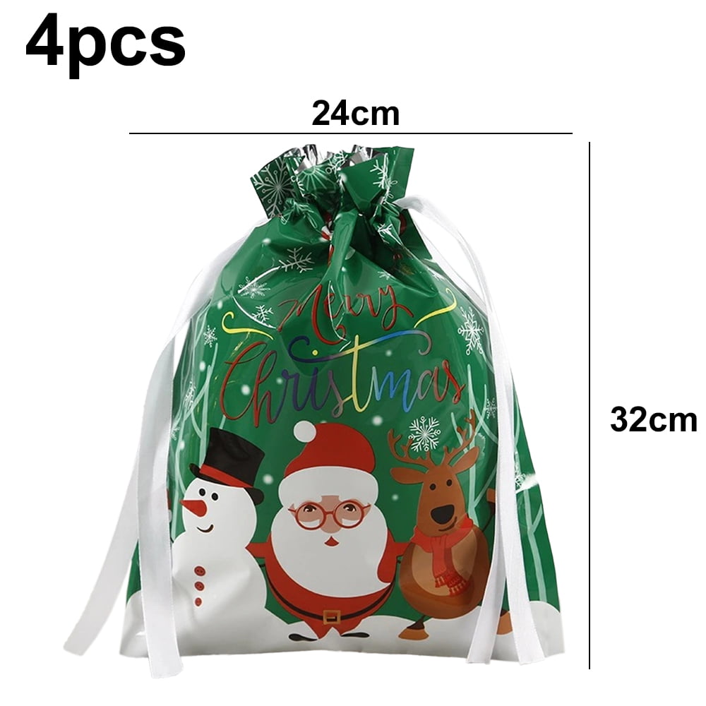 Wrapables Aluminum Foil Christmas Drawstring Gift Bags for Gift Wrap,  Parties (Set of 6), 6 Pieces - Fry's Food Stores