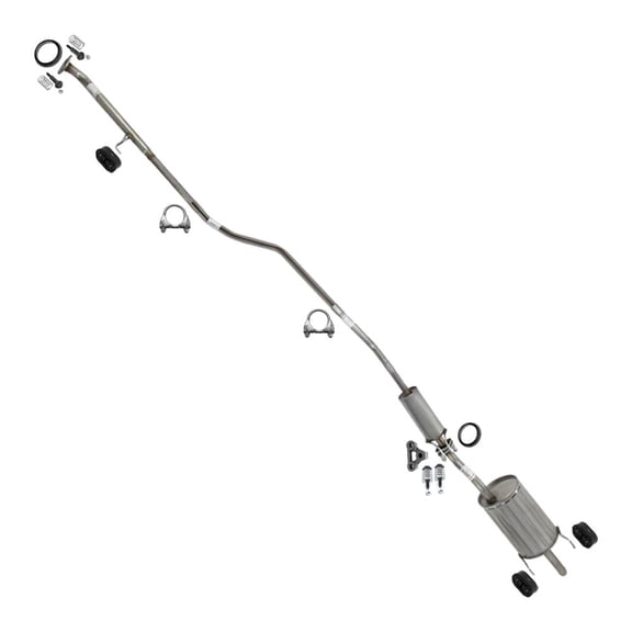 Northeastern Exhaust Pipe, Resonator & Rear Muffler Fits 2001-2005 Honda Civic 1.7L - Direct Fit | Stainless Steel System Kit