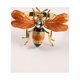thumbnail image 2 of Color Creativo Goteo Aceite Abeja Mesa Ajuste Servilletero Servilletero Servilletero Hebilla-Anillo Amarillo Diámetro 4cm, 2 of 11