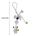 thumbnail image 1 of Cute Hello Kitty Mobile Phone Chain Punk Cat Keychain Pendant Anti-Lost Lanyard Phone Wrist Hanging Chain Earphone Camera Chain Style 13, 1 of 6