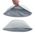 thumbnail image 4 of Parkdale Set of 2 Ultra Soft Pillowcases with Envelope Closure (Standard, Light Grey), 4 of 4
