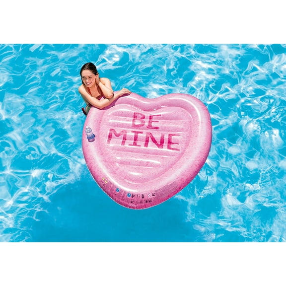 Intex Candy Heart Inflatable Pool Island Float