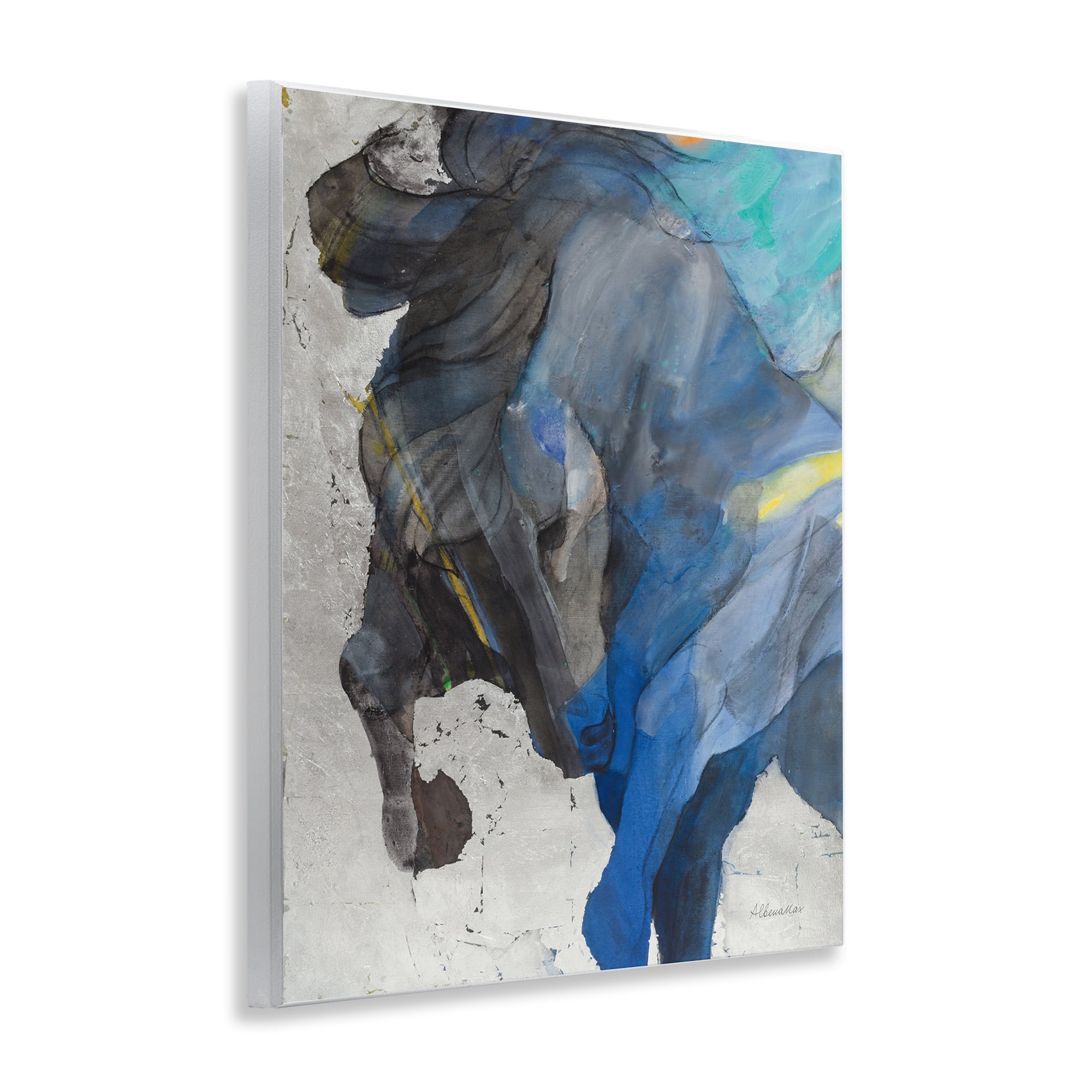 Stupell Industries Majestic Valor Stallion Animals & Insects Painting Unframed Art Print Wall Art, 11 x 14