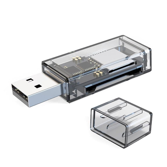 3-in-1 Card Reader,USB-C/Micro/USB-A to SD & TF