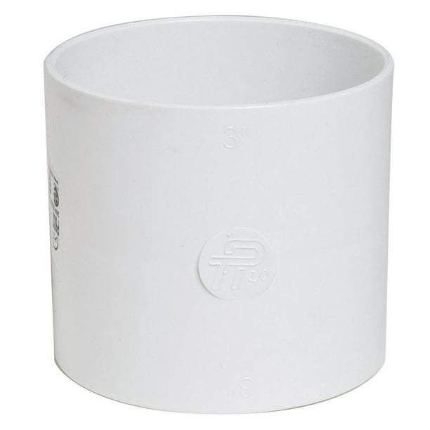 Plastic Trends 3 in. Hub x 3 in. Dia. Hub PVC Coupling