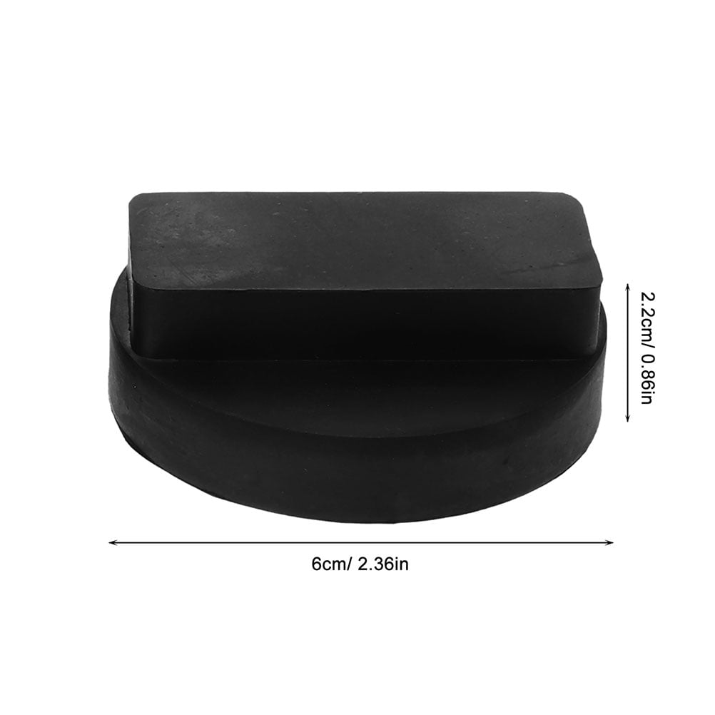 OUNONA 4pcs Rubber Jack Pad Effortless Installation For Support And Vibration Dampening Jack Rubber Pad For Floor Jacks And Pinch Weld Jack Stands