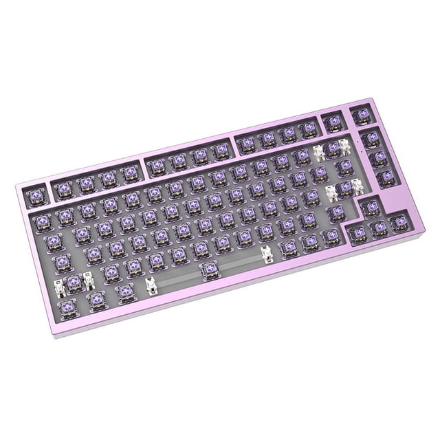 CNC 82 teclas OEM Teclado mecánico plástico compacto RGB luz PC ordenador portátil interruptor Teclado Clavier Tastatur Teclado para juegos