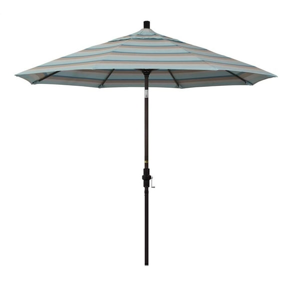 9 ft. Patio Umbrella in Gateway Mist Fabric