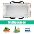 thumbnail image 5 of Maple Ieaf Pumpkin Large Foldable Oxford Cloth Storage Box Organizer Picnic Basket Cube Organizer, 5 of 7