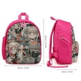 thumbnail image 2 of My Hero Academia Himiko Toga Cute Schoolbag Backpack Lightweight Daypack Adjustable Satchel Bookbag Shoulders Rucksack Travel Bag, 2 of 6