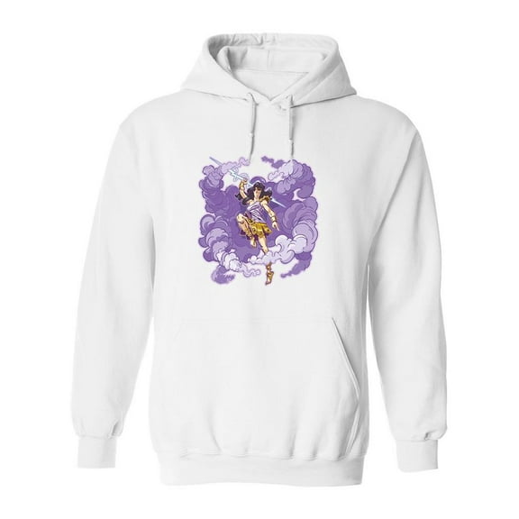 Thunder Goddess Design Hoodie Men -Image by Shutterstock, Male XX-Large