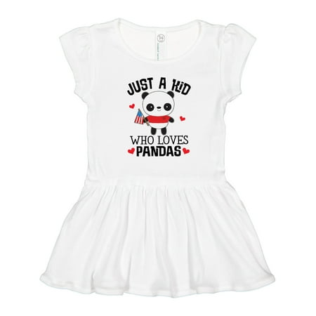 

Inktastic Panda Lover Cute Childs Gift Toddler Girl Dress