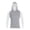 Grey, variant on Men's UPF 50 Hooded Sun Shirt, Lightweight Long Sleeve Fishing Shirt with Hood, Quick-Dry Rash Guard Sun Protective Shirt for Hiking, Beach, and Outdoor Activities Grey L