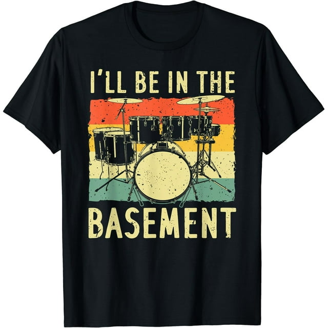 Design de Tambour Cool pour Hommes Femmes Ensemble de Tambour T-Shirt Batteur - comme sur l'Image - m