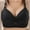 Black, variant on WQJNWEQ Wireless Bras for Women Support Comfortable Lace Breathable Bra Underwear No Rims