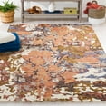 thumbnail image 6 of SAFAVIEH Blossom Azura Geometric Wool Runner Rug, Blue/Ivory, 2'3" x 6', 6 of 7
