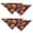 2Halloween-250, variant on Horror Skeleton Skull Dog Bandana Set of 2, Spider Cobweb Print Adjustable Pet Scarf for Halloween