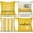Yellow, variant on Summer Pillow Covers 18x18 Inch Set of 4 Outdoor Pillow Covers Daisy Throw Pillow Covers Hello Sunshine Sweet Summer Time Cushion Case Summer Outdoor Decoration for Farmhouse Sofa Home Car Couch