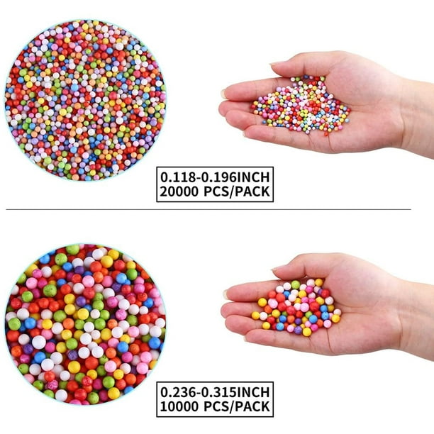 Polystyrene Styrofoam Gift Box Filler Foam Diy Mini Beads