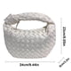 thumbnail image 3 of Tote Bag Woven Handbag Pu Leather Women's Shoulder Wallet Large Volume Braided Bag, 3 of 5