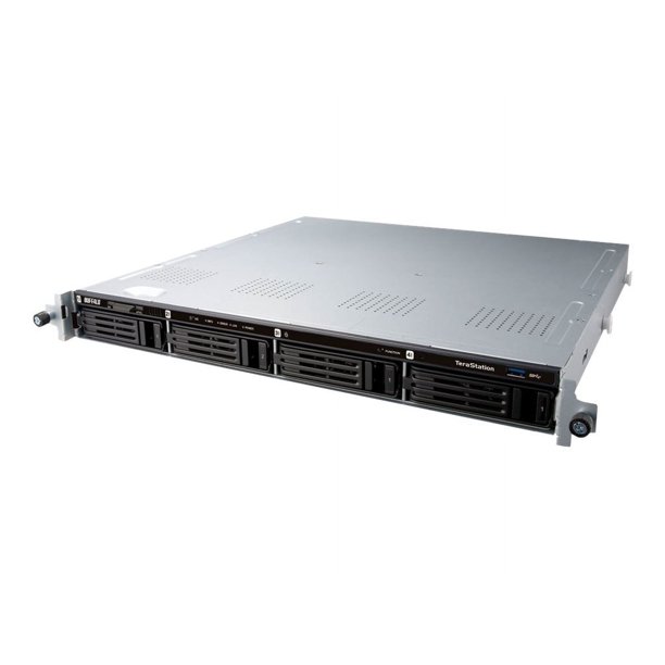 BUFFALO TeraStation 1400R - NAS server - 4 Baies - 8 TB - Montable en Rack - SATA 3Gb/S - HDD 2 TB x 4 - RAID RAID 0, 1, 5, 6, 10, JBOD - RAM 512 MB - Gigabit Ethernet