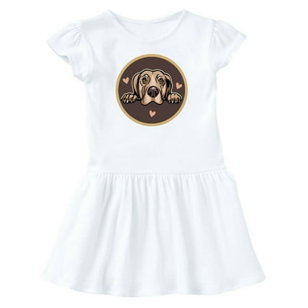 

Inktastic Weimaraner Dog Art Gift Toddler Girl Dress