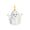#19-Halloween Ghost Lantern, variant on Halloween Ghost Lantern with Remote Control, Resin Flameless Ghost Candle with Flickering Warm LED, Tabletop Decor for Mantel Shelf Party Home