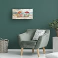 thumbnail image 3 of Canvas Wall Art - Christine Rotolo 'Mixed Media Beach Chairs' Wall Art for Living Room, Bedroom, or Office Décor by Trademark Fine Art - 47 x 24 Inches, 3 of 4