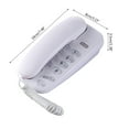 thumbnail image 3 of lanema KXT-580 Fixed Landline Wall Telephone Portable Mini Phone Wall Hanging Telephone for Home Office Hotel Spas Center, 3 of 12