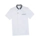 thumbnail image 5 of Chaqueta de manga corta Transpirable Yuyangstore Uniforme de gastronomía Chef blanco, 5 of 8