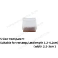thumbnail image 3 of 4 piezas de almohadillas antideslizantes de silicona para patas de silla, protectores antiruido para patas de sofá y muebles, protectores para suelos de madera contra arañazos, 3 of 5